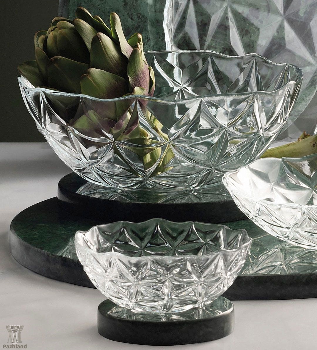 ست سالادخوری کریستالی پاشاباغچه مدل Estrella (۷ پارچه) 2 ست سالادخوری کریستالی پاشاباغچه مدل Estrella (۷ پارچه)