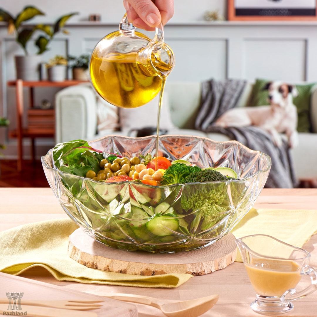 ست سالادخوری کریستالی پاشاباغچه مدل Estrella (۷ پارچه) 3 ست سالادخوری کریستالی پاشاباغچه مدل Estrella (۷ پارچه)