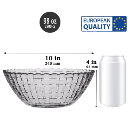 ظرفیت ظرف سالاد خوری و میوه خوری هابیتات 2900ml