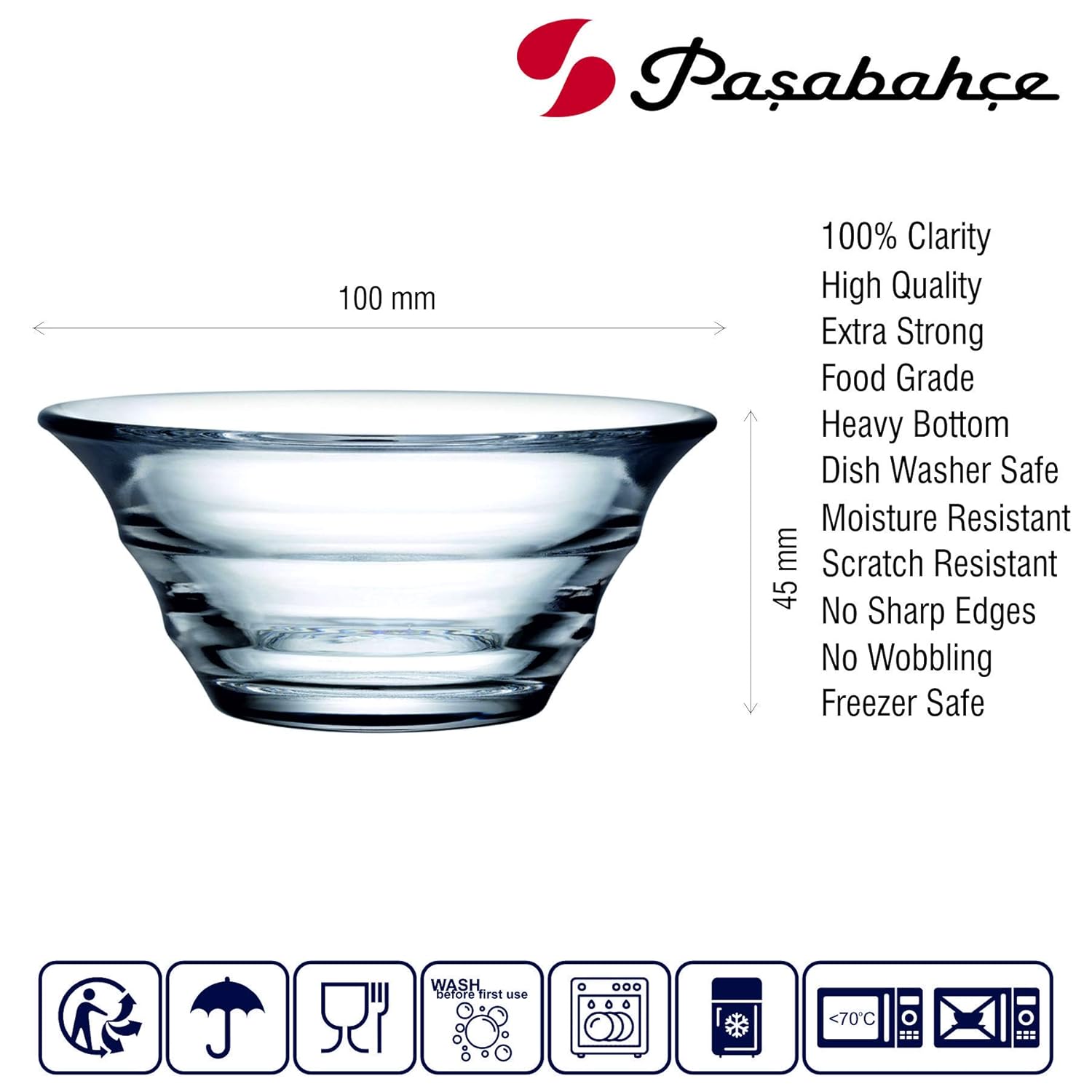 پیاله بلور پاشاباغچه مدل GastroBoutique (۶ عددی) 4 پیاله بلور پاشاباغچه مدل GastroBoutique (۶ عددی)